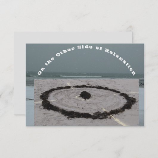 Carte Flat Beach Maze (Devant / Derrière)