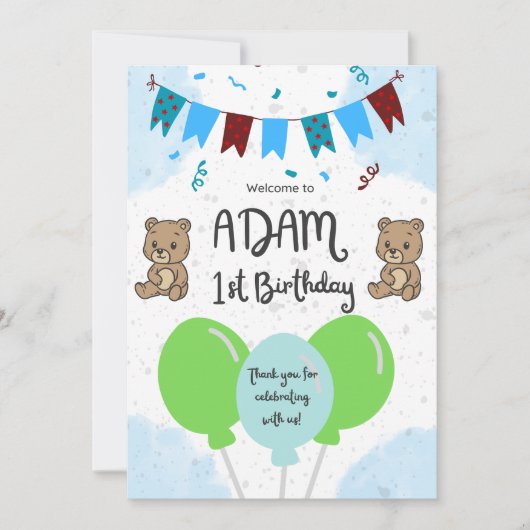 Carte Flat Card (Devant)