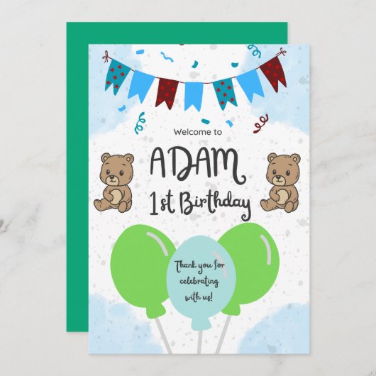 Carte Flat Card (Devant / Derrière)