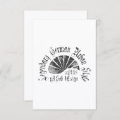 Carte Flat Card 3.5" x 5" (Devant / Derrière)