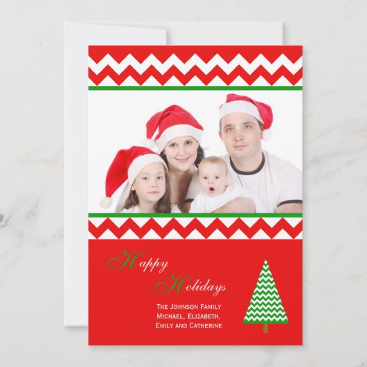 Carte Flat de Noël Personnalisée (Devant)