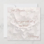 Carte Flat Dusty Rose - N'Importe Quelle Occasion (Dos)