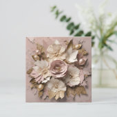 Carte Flat Dusty Rose - N'Importe Quelle Occasion (Debout devant)