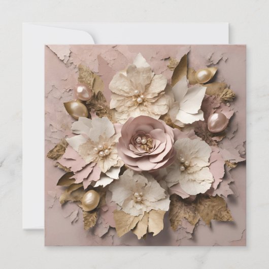 Carte Flat Dusty Rose - N'Importe Quelle Occasion (Devant)