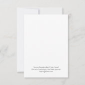 Carte Flat Félicitations (Dos)