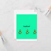 Carte Flat Greeting Card (Devant/Arrière en situation)