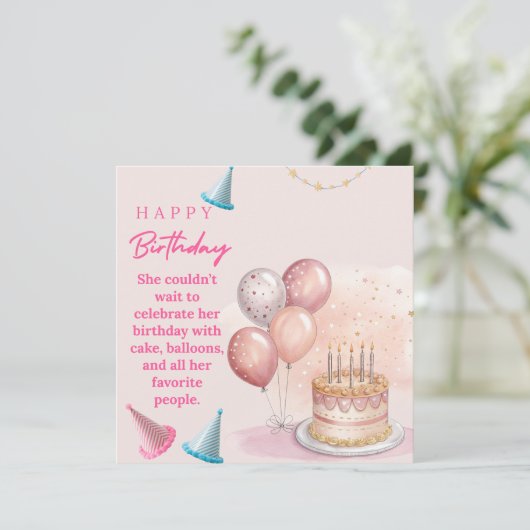 Carte Flat Greetings card (Debout devant)