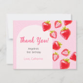 Carte Flat Merci 1er anniversaire (Devant)