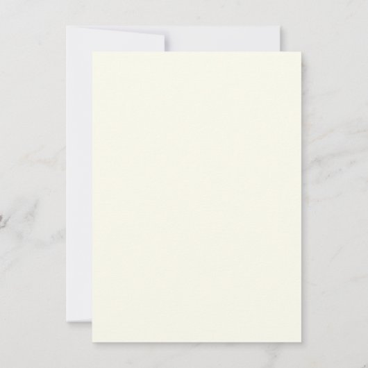 Carte Flat Note du nom personnalisé (Dos)