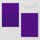 Carte Flat Note Personnalisée - Haut Solide, Bas T (Devant / Derrière)