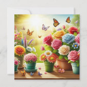 Carte Flat Plat Enchantée Blooms (Devant)