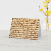 Carte Flatbread de biscuit de Matzah (Fleur jaune)
