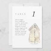 Carte Flatiron Building New York Mariage Seating Chart (Devant)
