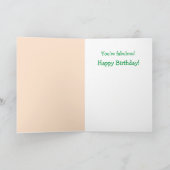 Carte Flatterie de mouton Anniversaire (Intérieur)