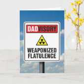 Carte Flatulence Armé (Fleur jaune)