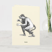 Carte Flauros Léopard Humanoïde Dictionnaire Infernal (Dos)