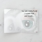 Carte Flèche de l'amour du doux lémurien - dessinée à la (Intérieur)