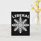 Carte Flèche de neige Diversité féministe Droits de l'ho (Fleur jaune)