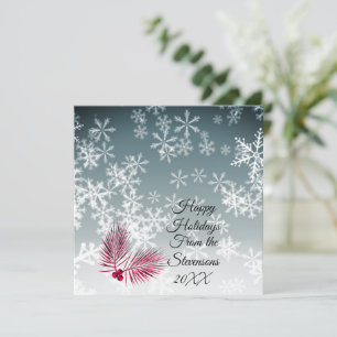Carte Flèche de neige personnalisée