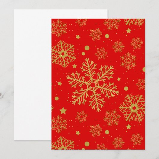 Carte Flèche dorée sur rouge (Devant / Derrière)