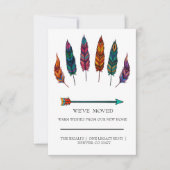 Carte flèche & plumes (Devant)