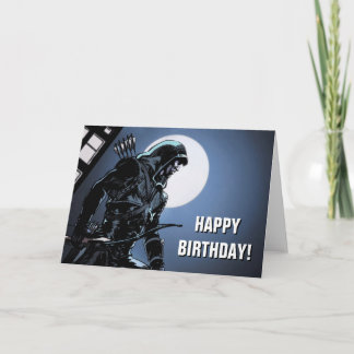 Carte Flèche verte de la flèche | dans le clair de lune