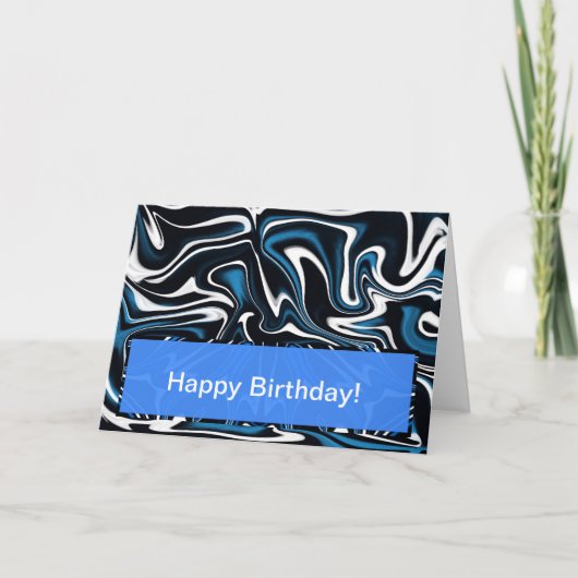 Carte Flèches bleues, noires et blanches (Devant)