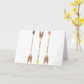 Carte Flèches de Natif américain (Fleur jaune)