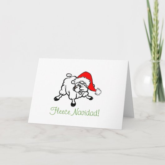 Carte Fleece Navidad (Devant)