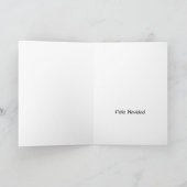 Carte Fleece Navidad, Joyeux Noël espagnol drôle (Intérieur)