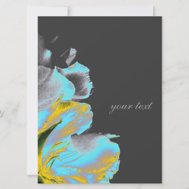 Carte fleur (Devant)