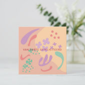 Carte Fleur (Debout devant)