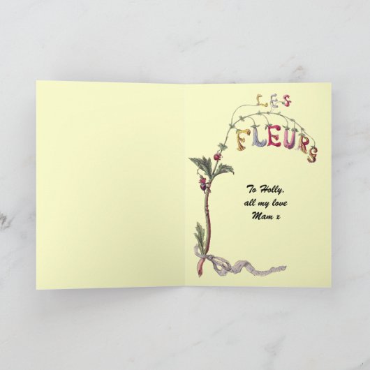 Carte Fleur (Intérieur)