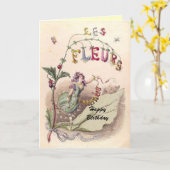 Carte Fleur (Fleur jaune)