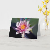 Carte Fleur #2254 de Lotus (Fleur jaune)