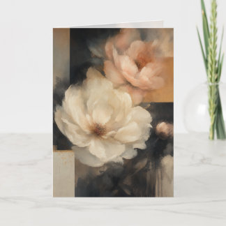 Carte "Fleur abstraite"