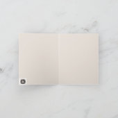 Carte Fleur Beige (Intérieur)