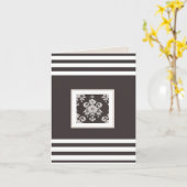 Carte Fleur Beige (Fleur jaune)