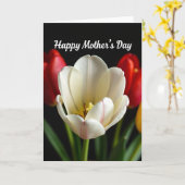 Carte Fleur Blanche Et Rose (Fleur jaune)
