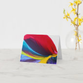 Carte Fleur Bleu note cards (Fleur jaune)