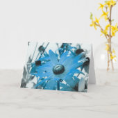 Carte Fleur bleue (Fleur jaune)