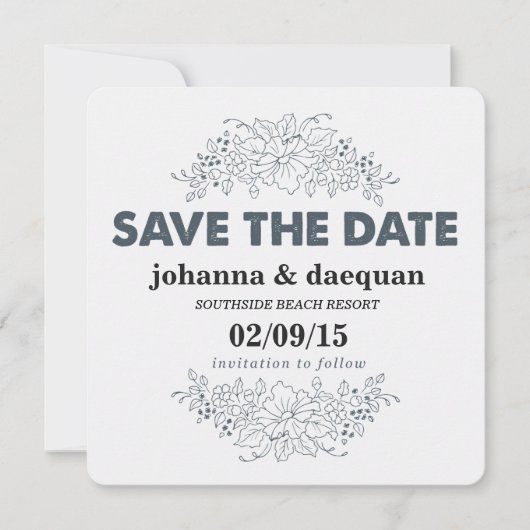 Carte fleur botanique (Devant)