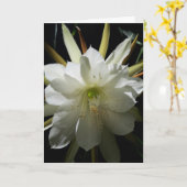 Carte Fleur Cactus (Fleur jaune)