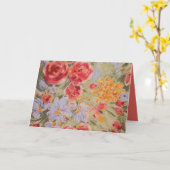 Carte Fleur colorée à chaque occasion (Fleur jaune)