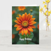 Carte Fleur d'Ambre Joyeuse (Fleur jaune)