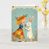 Carte Fleur d'Amitié Douce (Fleur jaune)