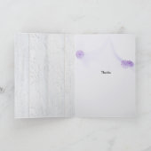 Carte fleur d'amitié marguerite sur bois (Intérieur)