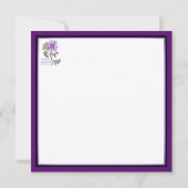 Carte Fleur dans le désert (Dos)