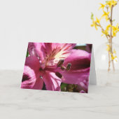 Carte Fleur dans un bouquet (Fleur jaune)