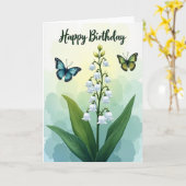 Carte Fleur de Belline Douce (Fleur jaune)